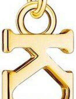 THOMAS SABO Charm-Einhänger KISS mit weißen Steinen, mit Zirkonia (synth)