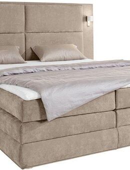 COLLECTION AB Boxspringbett Copenhagen, inklusive Bettkasten, Topper, wahlweise mit LED-Beleuchtung