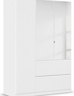 rauch Drehtürenschrank Kleiderschrank Schrank Garderobe Wäscheschrank COSTA in 3 Breiten mit Spiegel, grifflose Front und Push-to-Open Funktion MADE IN GERMANY