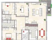 Freie 5,5-Zimmer-Eigentumswohnung (ca. 148 m²) im 3-Familienhaus mit Balkon, Stellplatz, Gartenanteil und Garage - Marl (Nordrhein-Westfalen)
