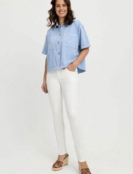 wonderjeans Slim-fit-Jeans Klassischer gerader Schnitt
