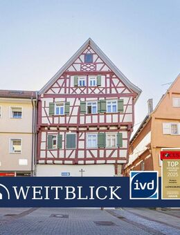 WEITBLICK: Sanierte 2-Zimmerwohnung mit historischem Flair! - Brackenheim