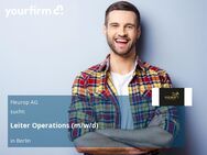 Leiter Operations (m/w/d) - Berlin