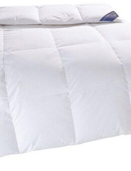Excellent Daunenbettdecke VENEDIG, Bettdecken für Sommer und Winter, Decke, Füllung: 90% Daunen, 10% Federn, Bezug: 100% Baumwolle, Bettdecke 135x200 cm, 155x220cm und weitere Größen, Made in Germany
