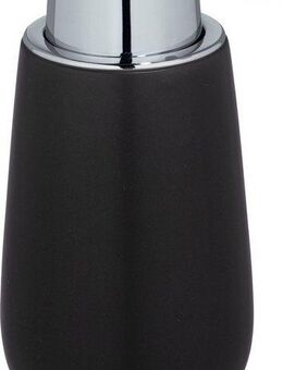 WENKO Seifenspender Badi, (1-tlg), Schwarz, Keramik, 320 ml