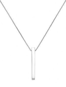 Smart Jewel Kette mit Anhänger mit Stäbchen-Anhänger, Silber 925