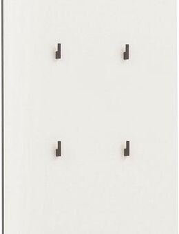 welltime Garderobenpaneel Alexa, Breite 49 cm, 8 Kleiderhaken