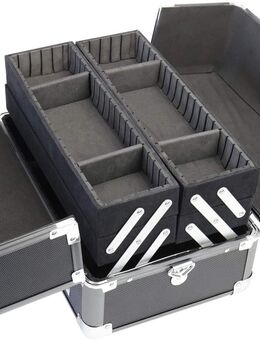 HMF Alu Kosmetikkoffer mit Trennwänden Schminkkoffer #14901-02 - Birkenfeld (Baden-Württemberg)