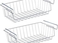 WENKO Einhängekorb (Set, 2 St), Metall, zum Einhängen in Regal oder Schrank für zusätzlichen Stauraum