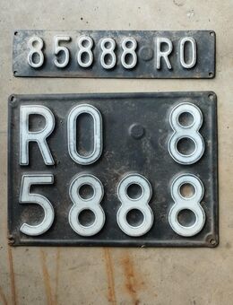 Nummernschilder Italien. RO - Kirchheim (Teck)