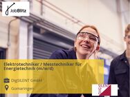 Elektrotechniker / Messtechniker für Energietechnik (m/w/d) - Gomaringen