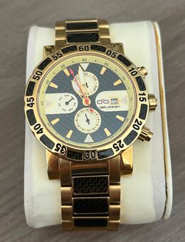 DeLorean Herren-Automatik-Chronograph – Modell DL05-5001 – Gold Edition - Ingolstadt