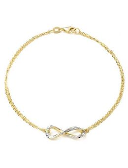 Amor Goldarmband Infinity/Unendlichkeitsschleife, 2014324