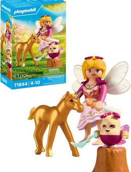 Playmobil® Goldenes Einhornfohlen mit Fee (71844), Princess Magic Konstruktions-Spielset, (23 St), Made in Europe