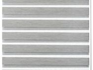 Doppelrollo de luxe, GARDINIA, halbtransparent, mit Bohren/ohne Bohren, freihängend, Klemm- oder Schraubmontage, hochwertiges Gesamtkonzept mit silbernen Metallkomponenten