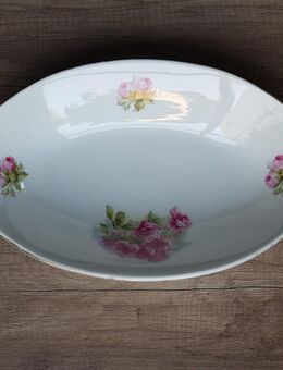 Schale Oval für Gebäck Obst Florales Muster - Gachenbach