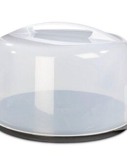 Xavax Kuchentransportbox Tortentransportbox, rund, Kunststoff, (2-tlg), Kuchenbox