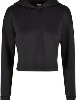 URBAN CLASSICS Kapuzenpullover Urban Classics Damen Ladies Short Scuba Hoody (1-tlg)