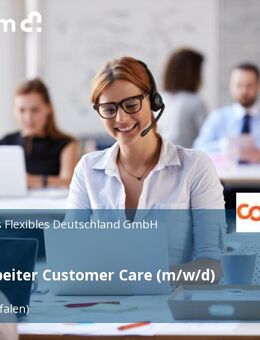 Sachbearbeiter Customer Care (m/w/d) - Halle (Westfalen)