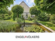 Grüne Oase: luxuriös modernisierte Altbau-Villa mit idyllischem Garten - Barsbüttel