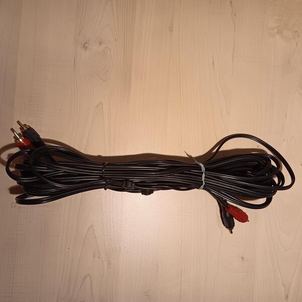 Chinchkabel RCA 2x Cinchstecker rot/schwarz vergoldet 10m - Kolkwitz