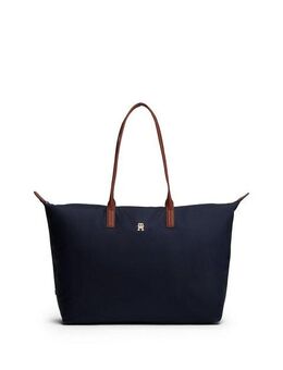 Tommy Hilfiger Tragetasche POPETTE MAXI TOTE, Damen Umhängetasche, Schultertasche mit Leder-Tragegriffen