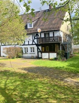Fachwerkhaus (Ferienhaus) mit 3 Wohnungen und großem Grundstück im Herzen von Rennerod - Rennerod