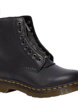 DR. MARTENS 1461 Pascal 8 Eye Boot Schlupfboots Festivalboots, Schlupfboots mit Vorder-Reißverschluss