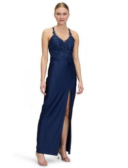 Vera Mont Abendkleid Damen Abendkleid mit Strass Rückenfrei