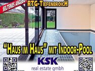 "Haus im Haus mit Indoor Pool" - kpl. renovierte Wohnung , offener Kamin,Terrasse , Garten - Ratingen