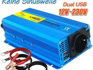 Spannungswandler 1000w 2000w Reiner Sinus Wechselrichter 12V auf 230V Inverter - Wuppertal