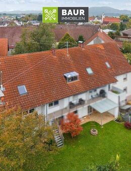 Charmante 3-Zimmer-Dachgeschosswohnung mit Balkon und Stellplatz - solide vermietet - Riedhausen