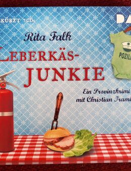 Sehr unterhaltsames Hörbuch „Leberkäs-Junkie“ von Rita Falk, ungekürzte Fassung, 7 Audio-CDs, Top-Zustand, OVP, NP: 25,- €; 10,- €, Versand gegen Aufpreis möglich - Unterleinleiter