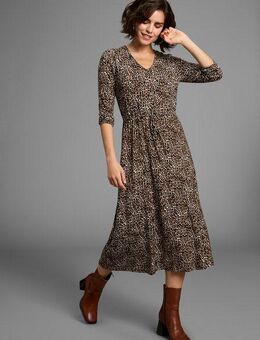 Laura Scott Midikleid im Leoparden-Print aus Single Jersey - NEUE KOLLEKTION