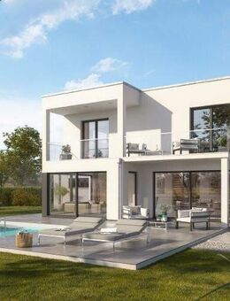 Lichtdurchflutete Villa im Bauhausstil direkt am Waldrand mit grandiosem Fernblick - Blankenhain