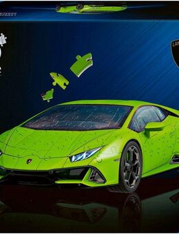 Ravensburger 3D-Puzzle Iconics: Lamborghini Huracán EVO, 108 Puzzleteile, Made in Europe