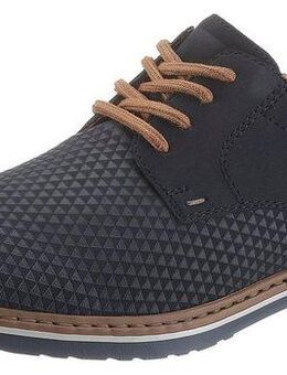 Rieker Schnürschuh mit modischer Perforation, Freizeitschuh, Halbschuh, Schnürschuh