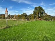 Baugrundstück, in traumhafter Natur (Steigerwald) mit bestem Ausblick, 2 Zufahrten, teilerschlossen - Burghaslach