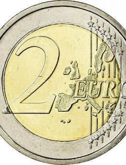 zwei Euro Münze, Irland, Keltische Harfe - Stuttgart