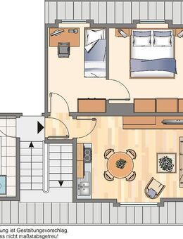 2-Zimmer-Dachgeschosswohnung in Bochum Grumme - Bochum