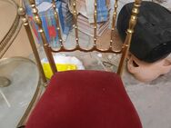 Chiavari gold Stuhl aus Messing roter Sitzbezug - Bergheim (Nordrhein-Westfalen)