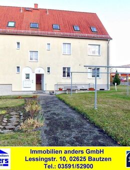 Moderne 2-Raum-Wohnung mit gemeinschaftlichen Wiesengrundstück in Löbau - Löbau