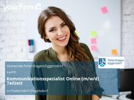 Kommunikationsspezialist Online (m/w/d) Teilzeit - Fredersdorf-Vogelsdorf