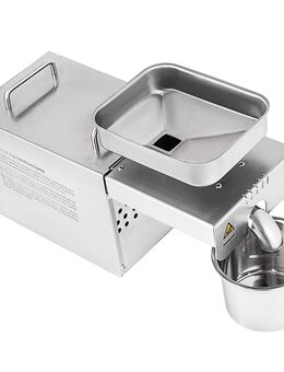 Automatische Ölpresse Maschine Edelstahl mit Trichter Nuss Samenöl Pressmaschine - Wuppertal