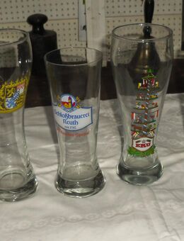 Weizenbier-Gläser - Flaschentasche - Kutscherglas - Bierkrug - - Wiehl