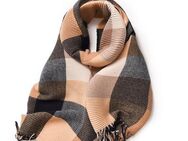 Coonoor Kaschmirschal Eleganter Damen Kaschmirschal, Winterdicke Schulterdecke, Mit Fransen, unverzichtbares Accessoire für Herbst und Winter