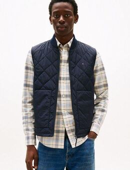 Tommy Hilfiger Steppweste DIAMOND QUILTED VEST mit Rautenmuster