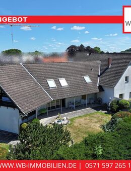 Wohnen mit vielen Möglichkeiten - 2 Häuser auf einem Grundstück - Porta Westfalica