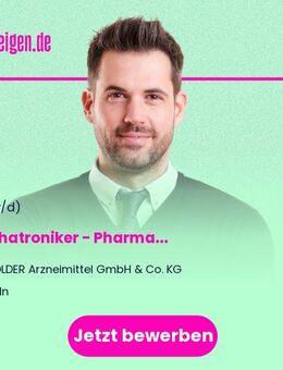 Mechatroniker (m/w/d) - Pharma - Köln