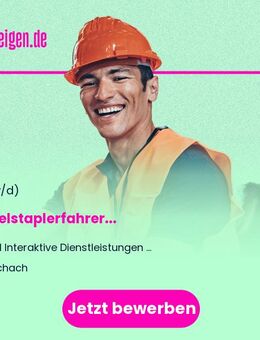 Gabelstaplerfahrer (m/w/d) - Aichach